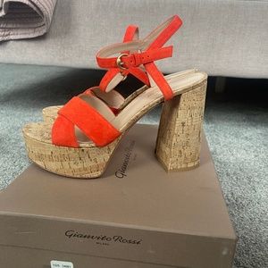 Brand New Gianvito Rossi Cork Sandals